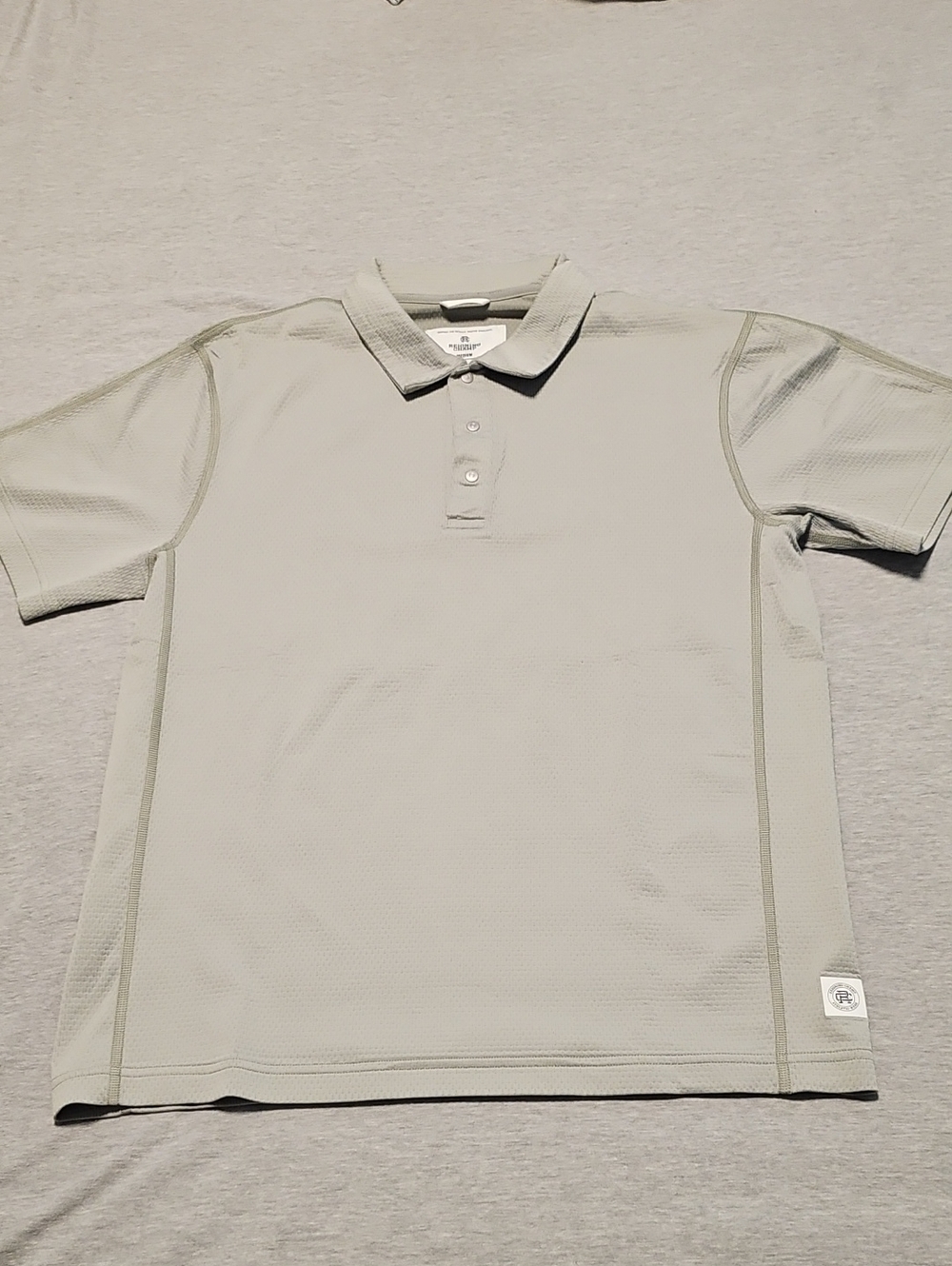 Reigning Champ Solotex Light Sage Men's Performance Polo